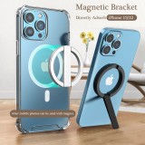 Anneau de support universel en aluminium magnétique avec support MagSafe - Noir