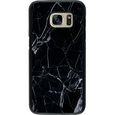 Hülle Samsung Galaxy S7 -  Marble Black 01