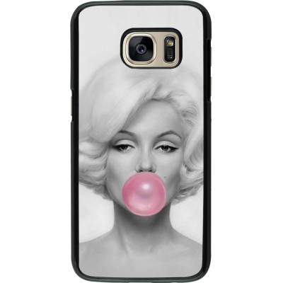 Hülle Samsung Galaxy S7  Marilyn Bubble