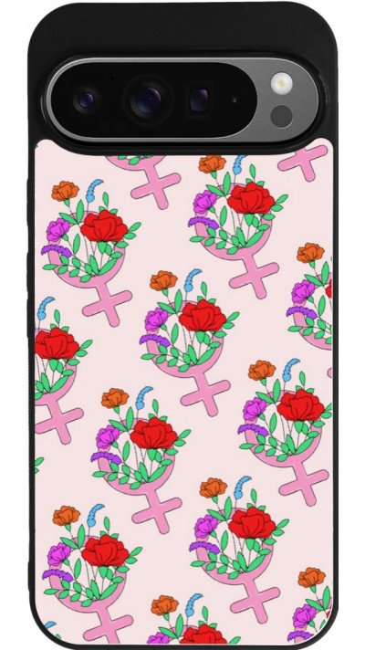 Google Pixel 9 Pro XL Case Hülle - Silikon schwarz Womens day 2026 7