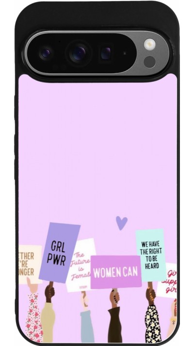 Google Pixel 9 Pro XL Case Hülle - Silikon schwarz Womens day 2026 9