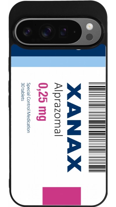 Google Pixel 9 Pro XL Case Hülle - Silikon schwarz Xanax Alprazolam 2025