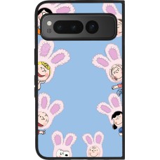 Google Pixel Fold Case Hülle - Silikon schwarz Easter 2026 Snoopy