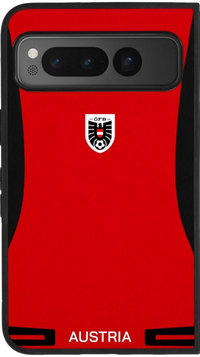Google Pixel Fold Case Hülle - Silikon schwarz O?sterreich 2026 personalisierbares Fussballtrikot