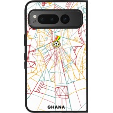 Google Pixel Fold Case Hülle - Silikon schwarz Ghana 2026 personalisierbares Fussballtrikot