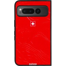 Google Pixel Fold Case Hülle - Silikon schwarz Schweiz 2026 personalisierbares Fussballtrikot