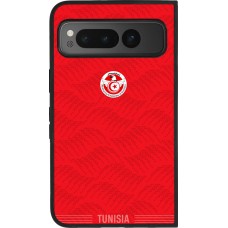 Google Pixel Fold Case Hülle - Silikon schwarz Tunesien 2026 personalisierbares Fussballtrikot