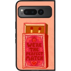 Google Pixel Fold Case Hülle - Silikon schwarz Saint Valentines Day 26 Perfect Match