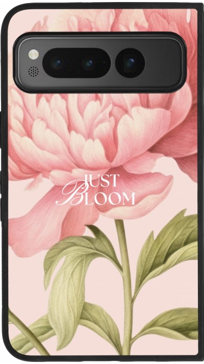 Google Pixel Fold Case Hülle - Silikon schwarz Just Bloom Spring 2026
