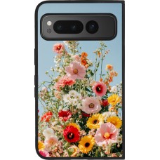 Google Pixel Fold Case Hülle - Silikon schwarz Spring flowers Spring 2026