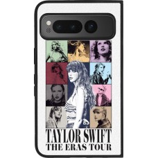 Coque Google Pixel Fold - Silicone rigide noir Taylor Swift The Eras Tour