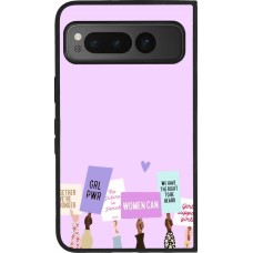 Google Pixel Fold Case Hülle - Silikon schwarz Womens day 2026 9