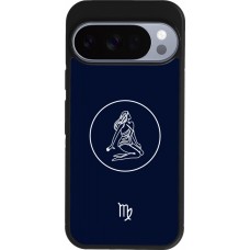 Coque Google Pixel 10 / Pixel 10 Pro - Silicone rigide noir Astrologie Vierge