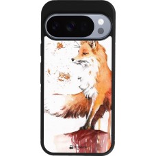 Coque Google Pixel 10 / Pixel 10 Pro - Silicone rigide noir Autumn 21 Fox