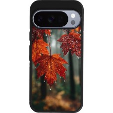 Coque Google Pixel 10 / Pixel 10 Pro - Silicone rigide noir Autumn 25 Rain