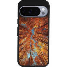 Coque Google Pixel 10 / Pixel 10 Pro - Silicone rigide noir Autumn 25 Trees