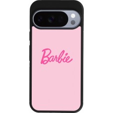 Coque Google Pixel 10 / Pixel 10 Pro - Silicone rigide noir Barbie Text