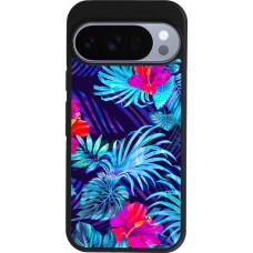 Coque Google Pixel 10 / Pixel 10 Pro - Silicone rigide noir Blue Forest