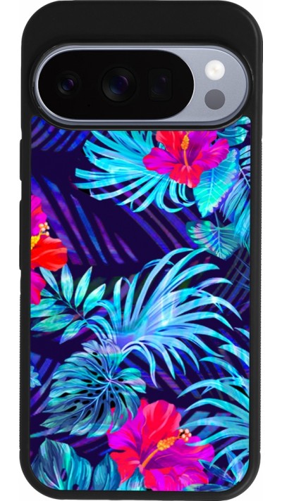 Coque Google Pixel 10 / Pixel 10 Pro - Silicone rigide noir Blue Forest