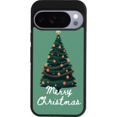 Google Pixel 10 / Pixel 10 Pro Case Hülle - Silikon schwarz Christmas 25 Xmas Tree