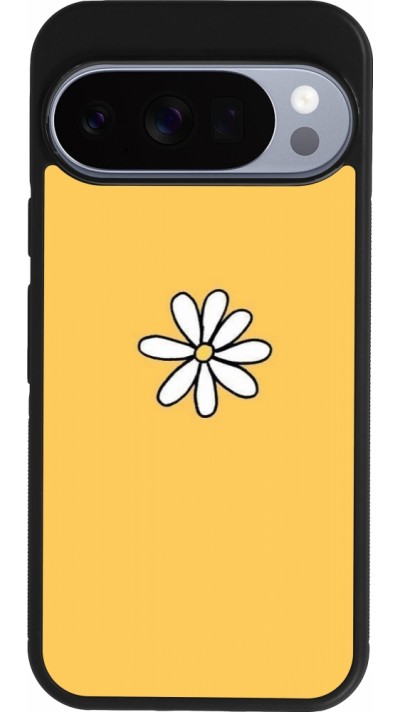 Google Pixel 10 / Pixel 10 Pro Case Hülle - Silikon schwarz Easter 2023 daisy