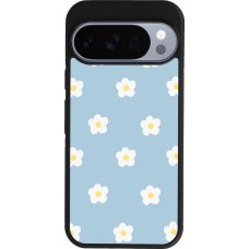 Google Pixel 10 / Pixel 10 Pro Case Hülle - Silikon schwarz Easter 2024 daisy flower