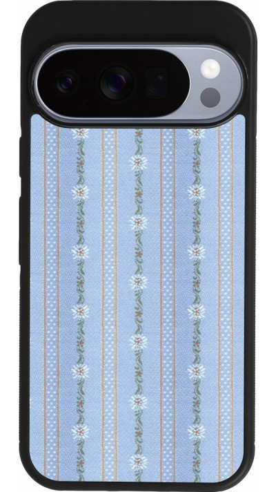 Google Pixel 10 / Pixel 10 Pro Case Hülle - Silikon schwarz Edelweiss