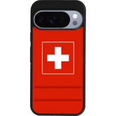 Google Pixel 10 / Pixel 10 Pro Case Hülle - Silikon schwarz Euro 2020 Switzerland
