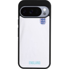 Coque Google Pixel 10 / Pixel 10 Pro - Silicone rigide noir Maillot de football Angleterre 2022 personnalisable