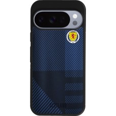 Google Pixel 10 / Pixel 10 Pro Case Hülle - Silikon schwarz Schottland personalisierbares Fussballtrikot