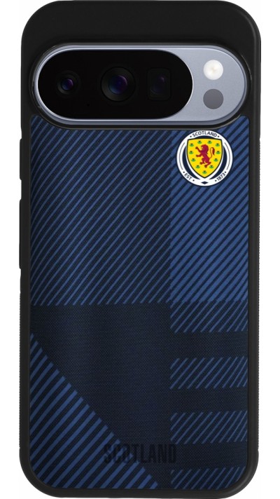 Google Pixel 10 / Pixel 10 Pro Case Hülle - Silikon schwarz Schottland personalisierbares Fussballtrikot