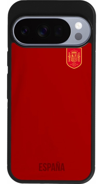 Google Pixel 10 / Pixel 10 Pro Case Hülle - Silikon schwarz Spanien 2022 personalisierbares Fußballtrikot