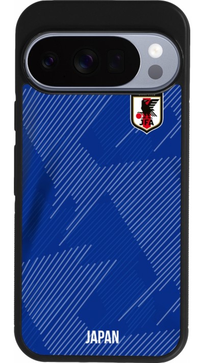 Google Pixel 10 / Pixel 10 Pro Case Hülle - Silikon schwarz Japan 2022 personalisierbares Fussballtrikot