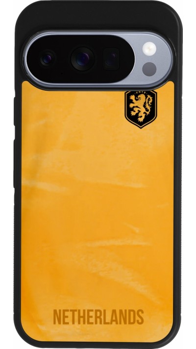 Google Pixel 10 / Pixel 10 Pro Case Hülle - Silikon schwarz Holland 2022 personalisierbares Fußballtrikot
