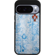 Google Pixel 10 / Pixel 10 Pro Case Hülle - Silikon schwarz Portugal Away personalisierbares Fussballtrikot