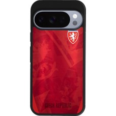 Google Pixel 10 / Pixel 10 Pro Case Hülle - Silikon schwarz Tschechische Republik personalisierbares Fussballtrikot