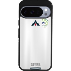 Google Pixel 10 / Pixel 10 Pro Case Hülle - Silikon schwarz Fussballtrikot Slowenien
