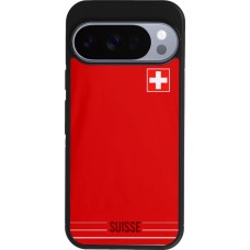 Google Pixel 10 / Pixel 10 Pro Case Hülle - Silikon schwarz Football shirt Switzerland 2022