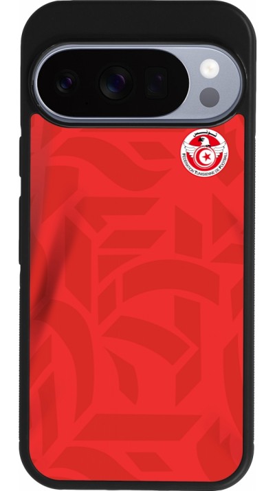 Google Pixel 10 / Pixel 10 Pro Case Hülle - Silikon schwarz Tunesien 2022 personalisierbares Fussballtrikot
