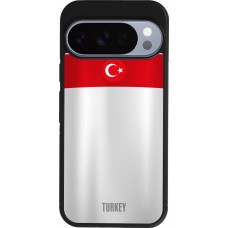 Google Pixel 10 / Pixel 10 Pro Case Hülle - Silikon schwarz Türkei personalisierbares Fussballtrikot