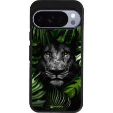 Google Pixel 10 / Pixel 10 Pro Case Hülle - Silikon schwarz Forest Lion
