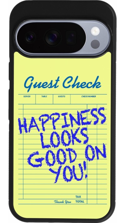 Google Pixel 10 / Pixel 10 Pro Case Hülle - Silikon schwarz Guest check 2026