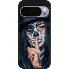 Google Pixel 10 / Pixel 10 Pro Case Hülle - Silikon schwarz Halloween 18 19