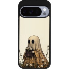 Google Pixel 10 / Pixel 10 Pro Case Hülle - Silikon schwarz Halloween 2025 Ghost gardener