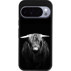 Google Pixel 10 / Pixel 10 Pro Case Hülle - Silikon schwarz Highland calf black