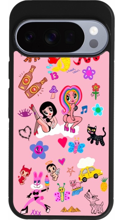 Google Pixel 10 / Pixel 10 Pro Case Hülle - Silikon schwarz Karol G La Bichota Manana Sera Bonito