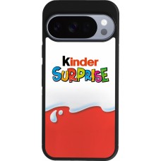 Google Pixel 10 / Pixel 10 Pro Case Hülle - Silikon schwarz Kinder Surprise