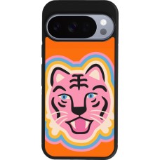 Coque Google Pixel 10 / Pixel 10 Pro - Silicone rigide noir Lion colors 2026