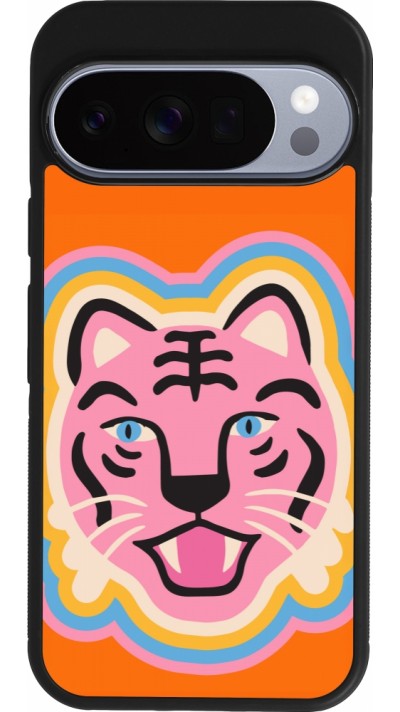 Coque Google Pixel 10 / Pixel 10 Pro - Silicone rigide noir Lion colors 2026