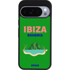 Google Pixel 10 / Pixel 10 Pro Case Hülle - Silikon schwarz Pop Summer Destination Ibiza